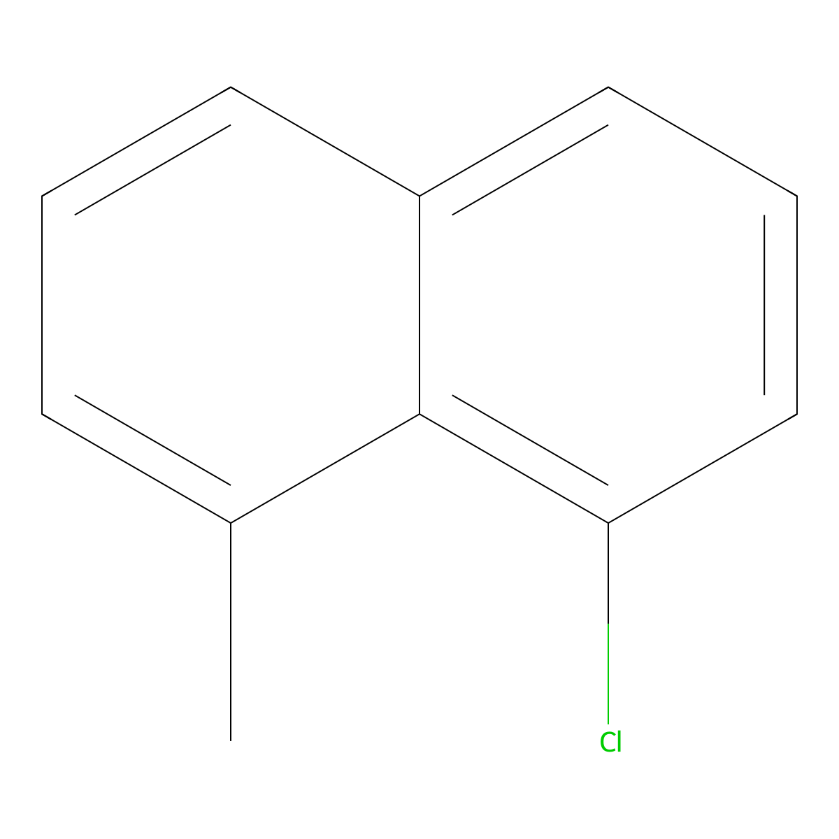 1-Chloro-8-methylnaphthalene molecular structure, CAS 84796-01-0