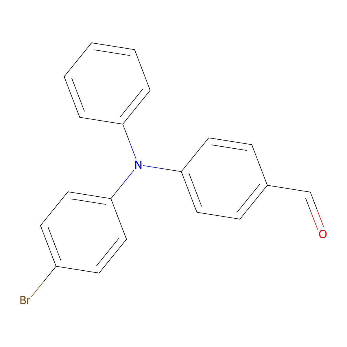 4-[(4-Bromophenyl)phenylamino]benzaldehyde molecular structure, CAS 847978-62-5