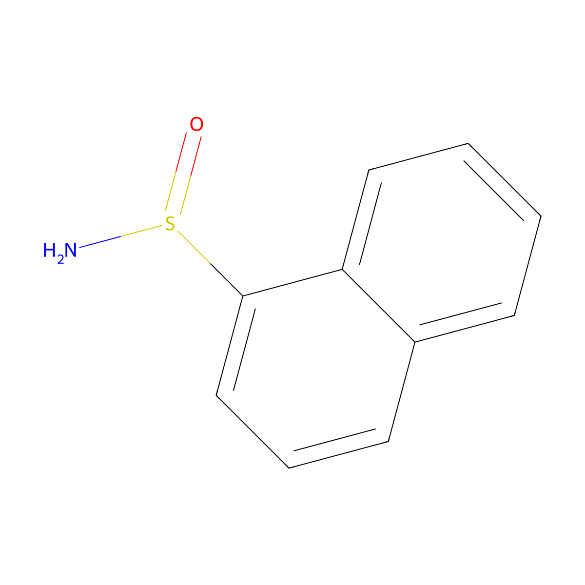 1-Naphthalenesulfinamide molecular structure, CAS 847980-32-9
