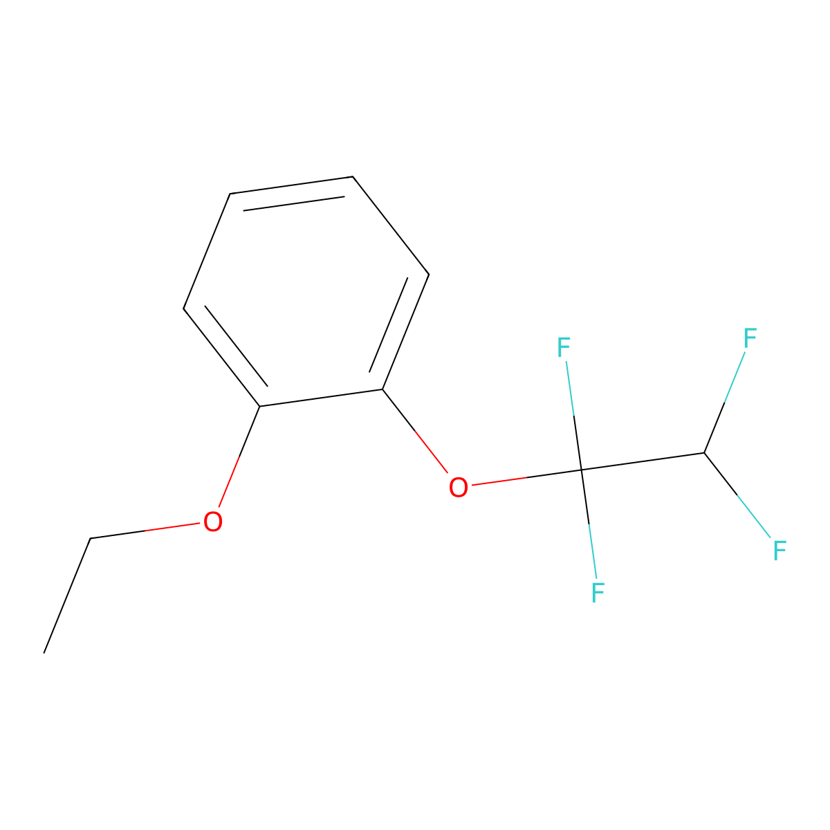 1-Ethoxy-2-(1,1,2,2-tetrafluoroethoxy)benzene molecular structure, CAS 847991-53-1