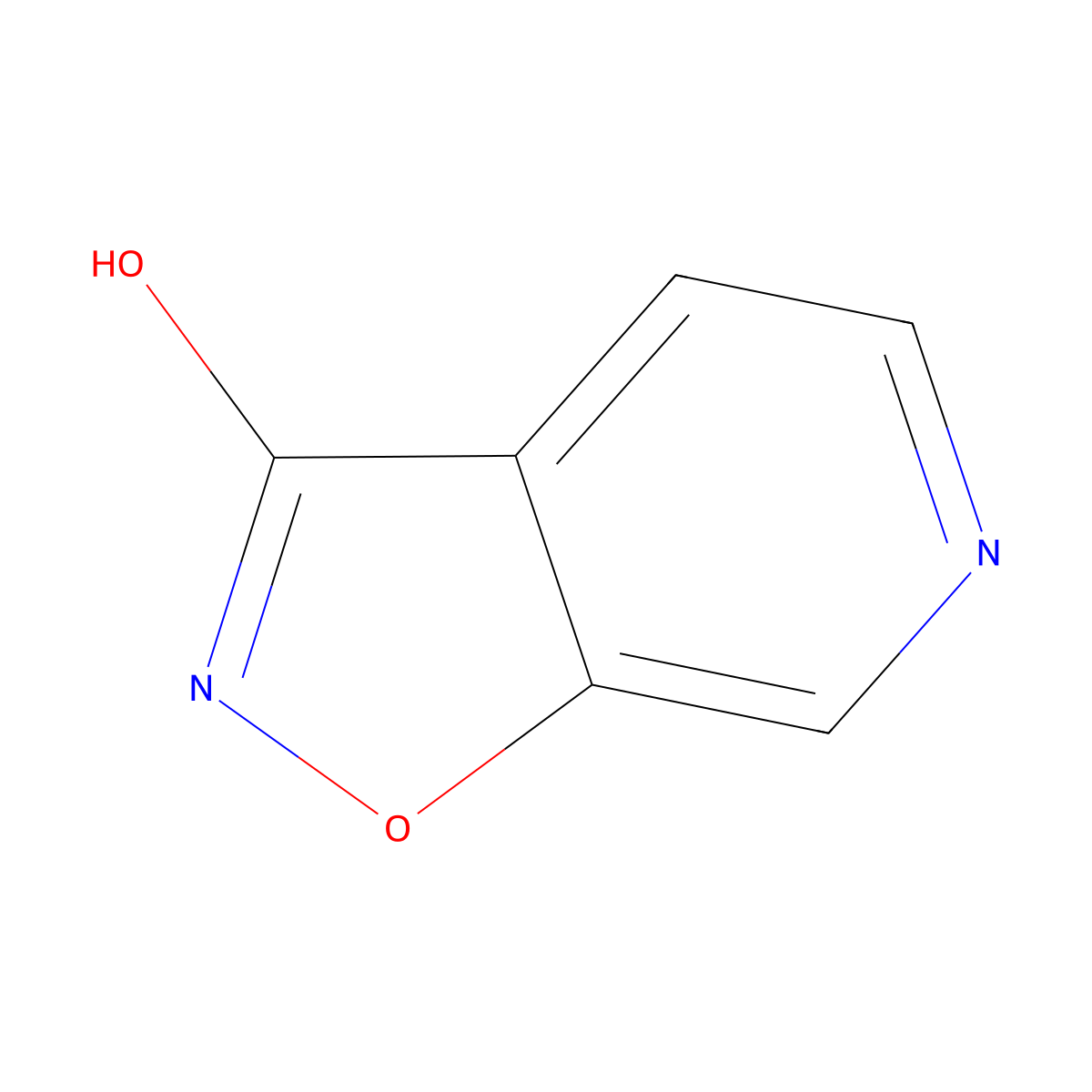 [1,2]Oxazolo[5,4-c]pyridin-3-ol molecular structure, CAS 847996-42-3