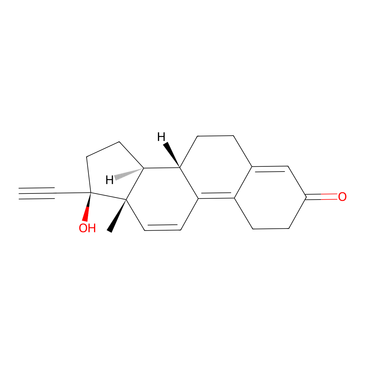 Norgestrienone molecular structure, CAS 848-21-5