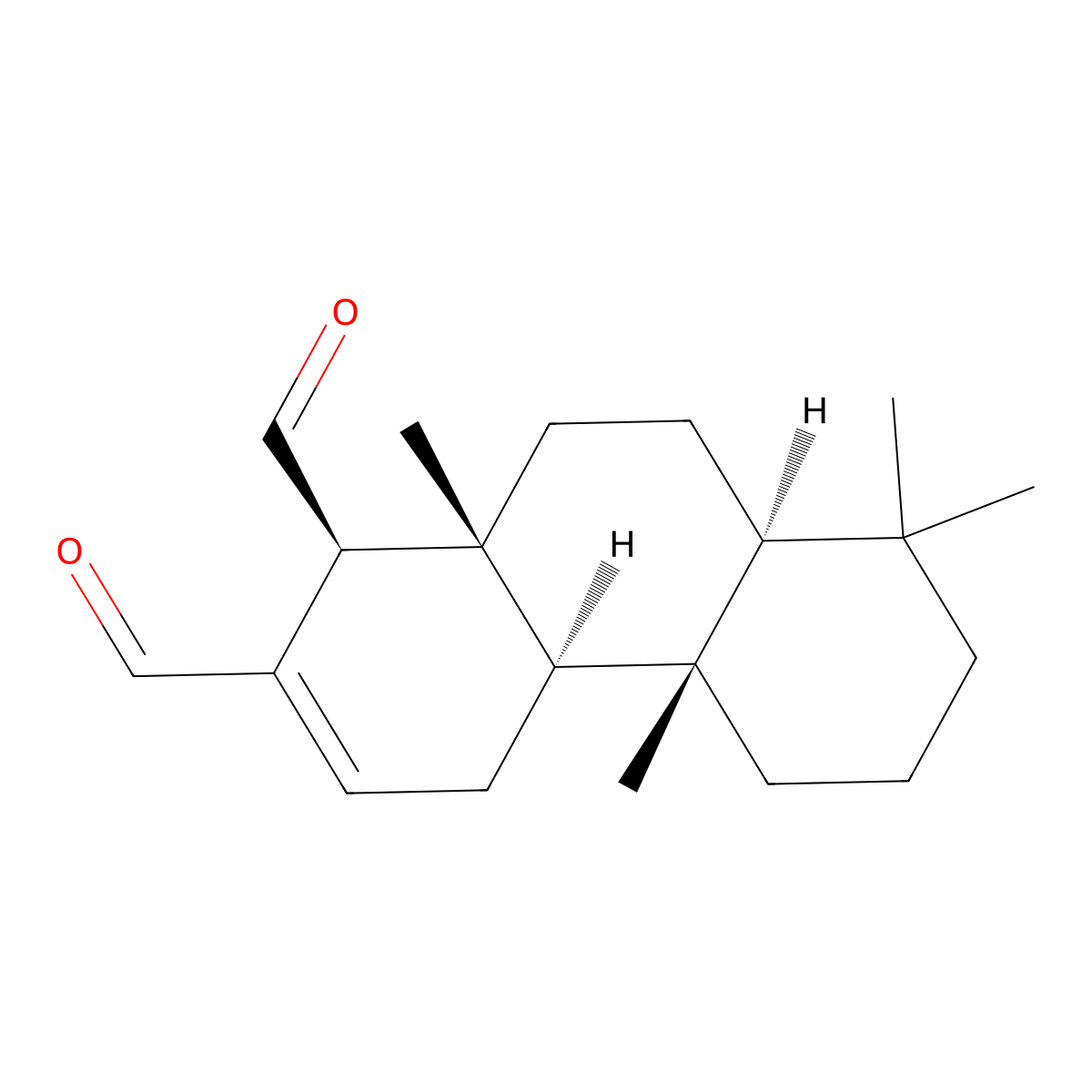 Isocopalendial molecular structure, CAS 84807-61-4