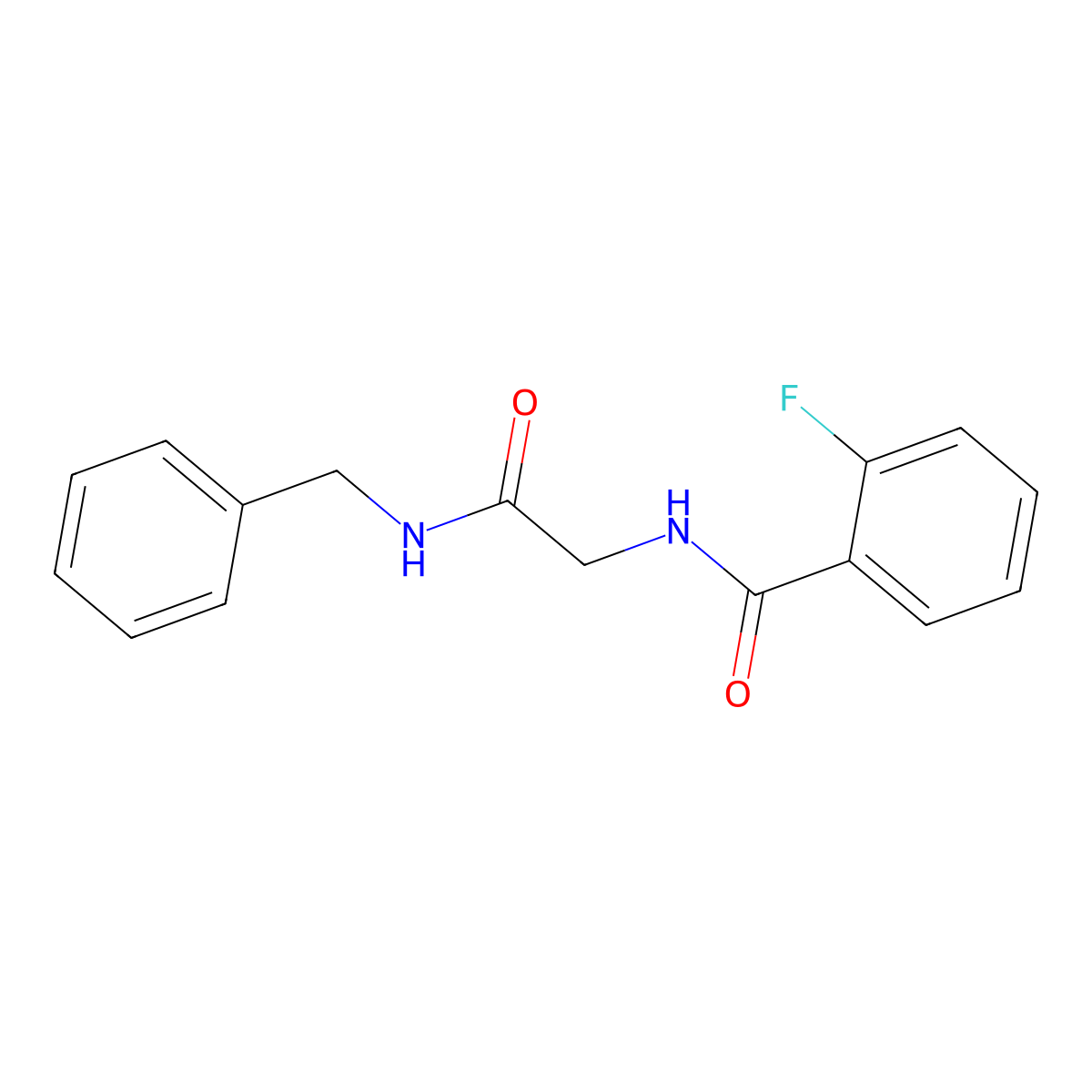 n-(2-(Benzylamino)-2-oxoethyl)-2-fluorobenzamide molecular structure, CAS 848070-27-9