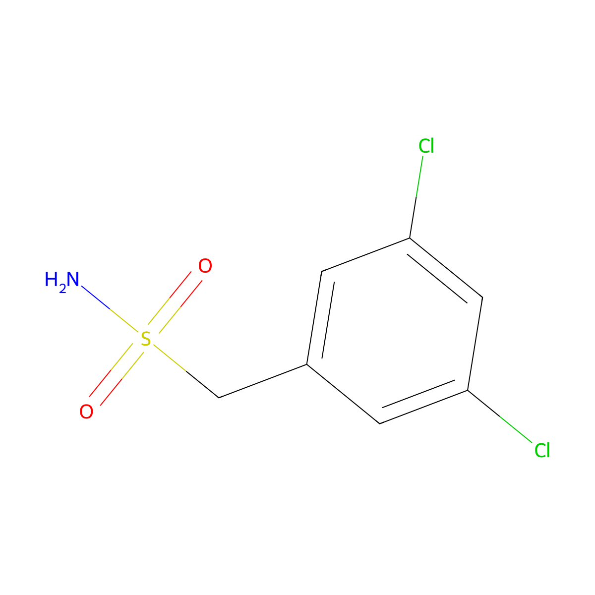 (3,5-Dichlorophenyl)methanesulfonamide molecular structure, CAS 848072-17-3
