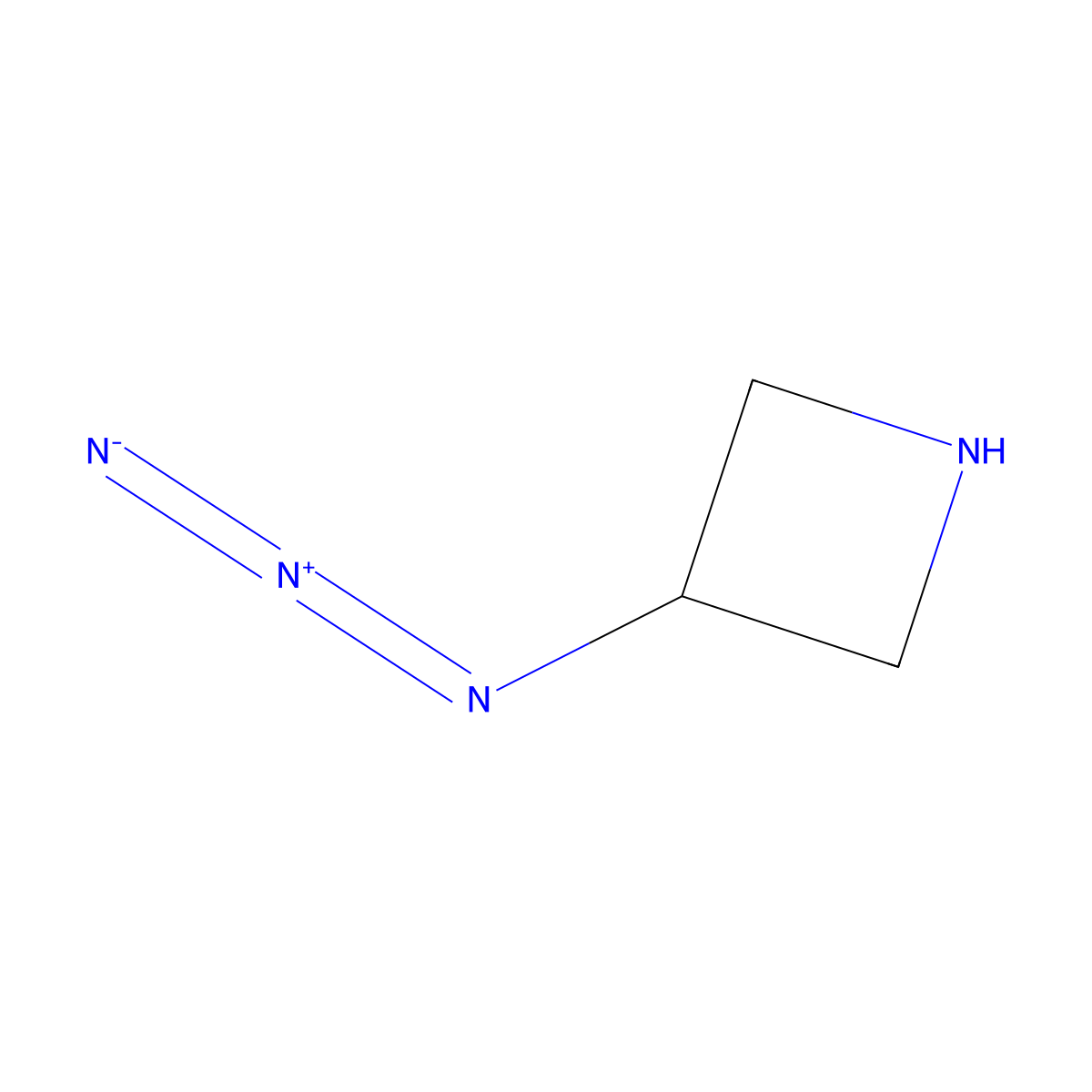 3-Azidoazetidine molecular structure, CAS 848139-16-2
