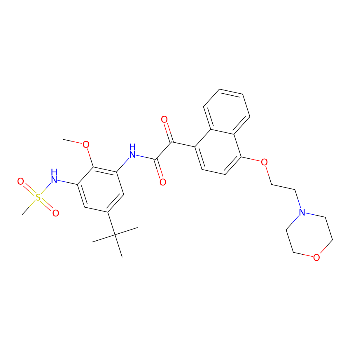 ITX-5061 free base molecular structure, CAS 848144-15-0