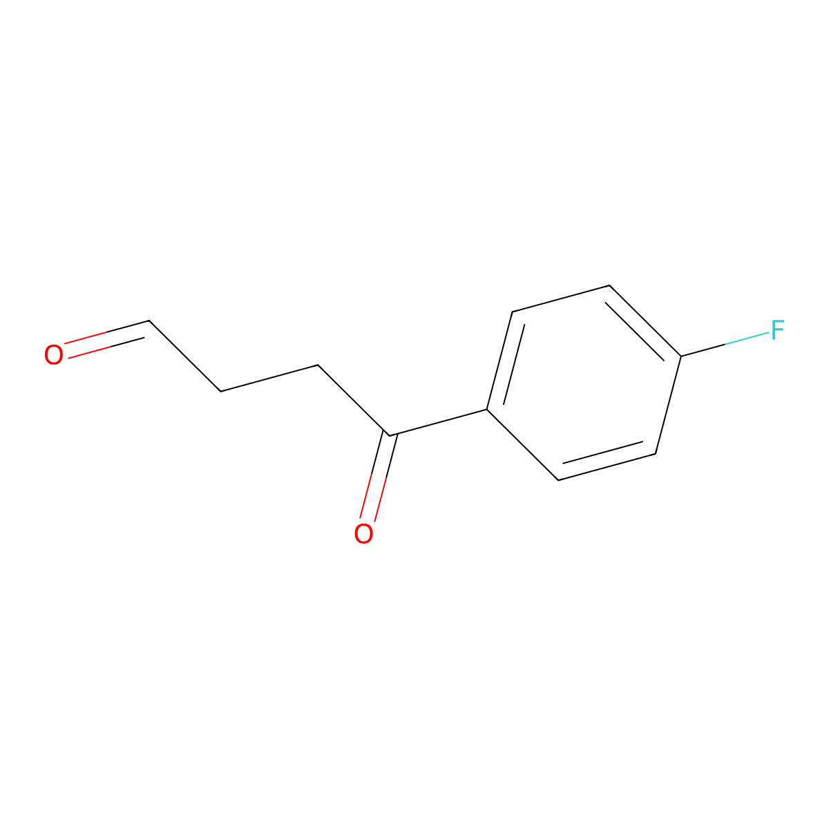 4-(4-Fluorophenyl)-4-oxobutanal molecular structure, CAS 84819-46-5