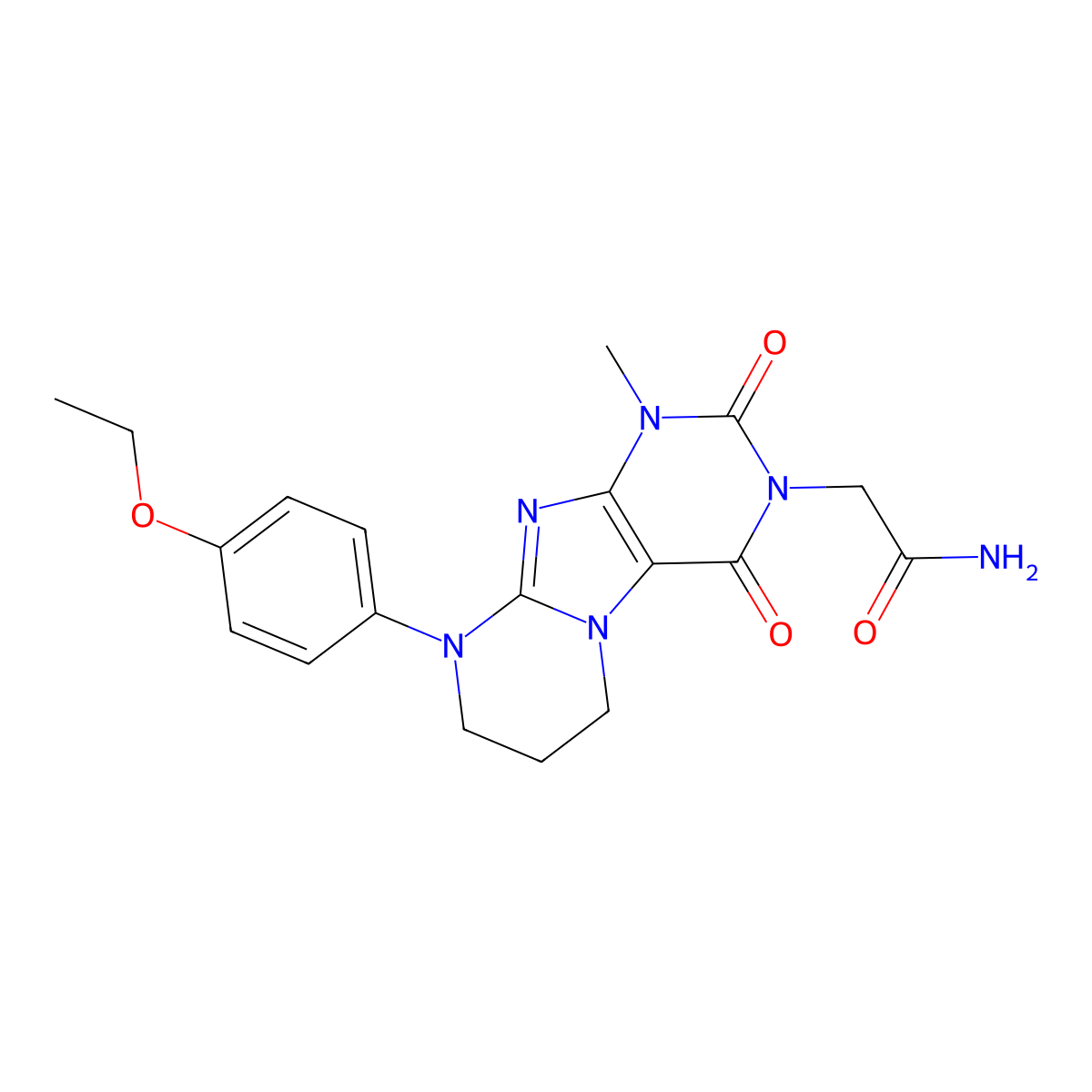 2-[9-(4-ethoxyphenyl)-1-methyl-2,4-dioxo-7,8-dihydro-6H-purino[7,8-a]pyrimidin-3-yl]acetamide molecular structure, CAS 848217-25-4