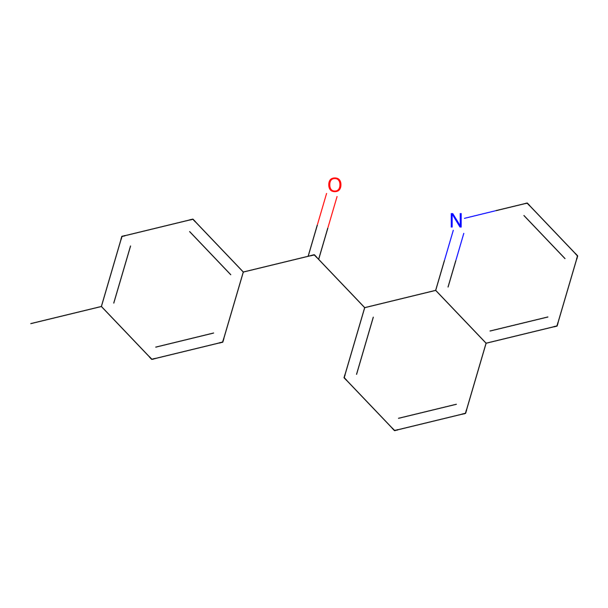 8-(4-Methylbenzoyl)quinoline molecular structure, CAS 848224-06-6