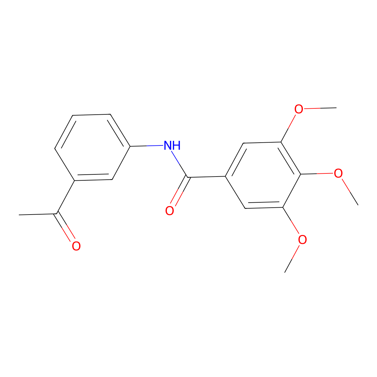 N-(3-acetylphenyl)-3,4,5-trimethoxybenzamide molecular structure, CAS 84833-21-6