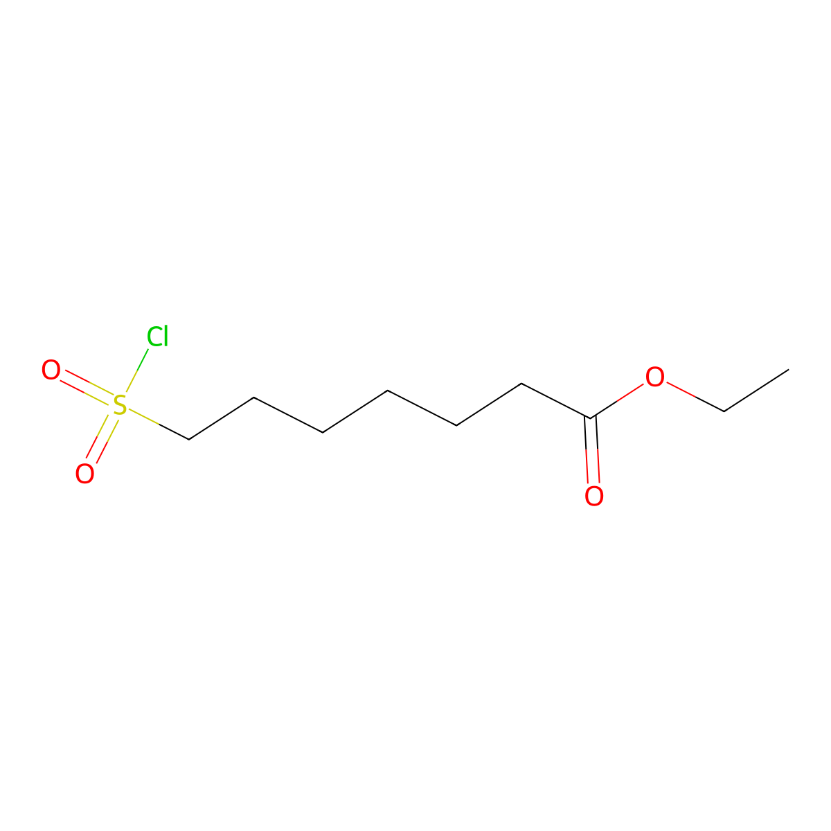 Ethyl 7-sulfoheptanoate molecular structure, CAS 848354-71-2