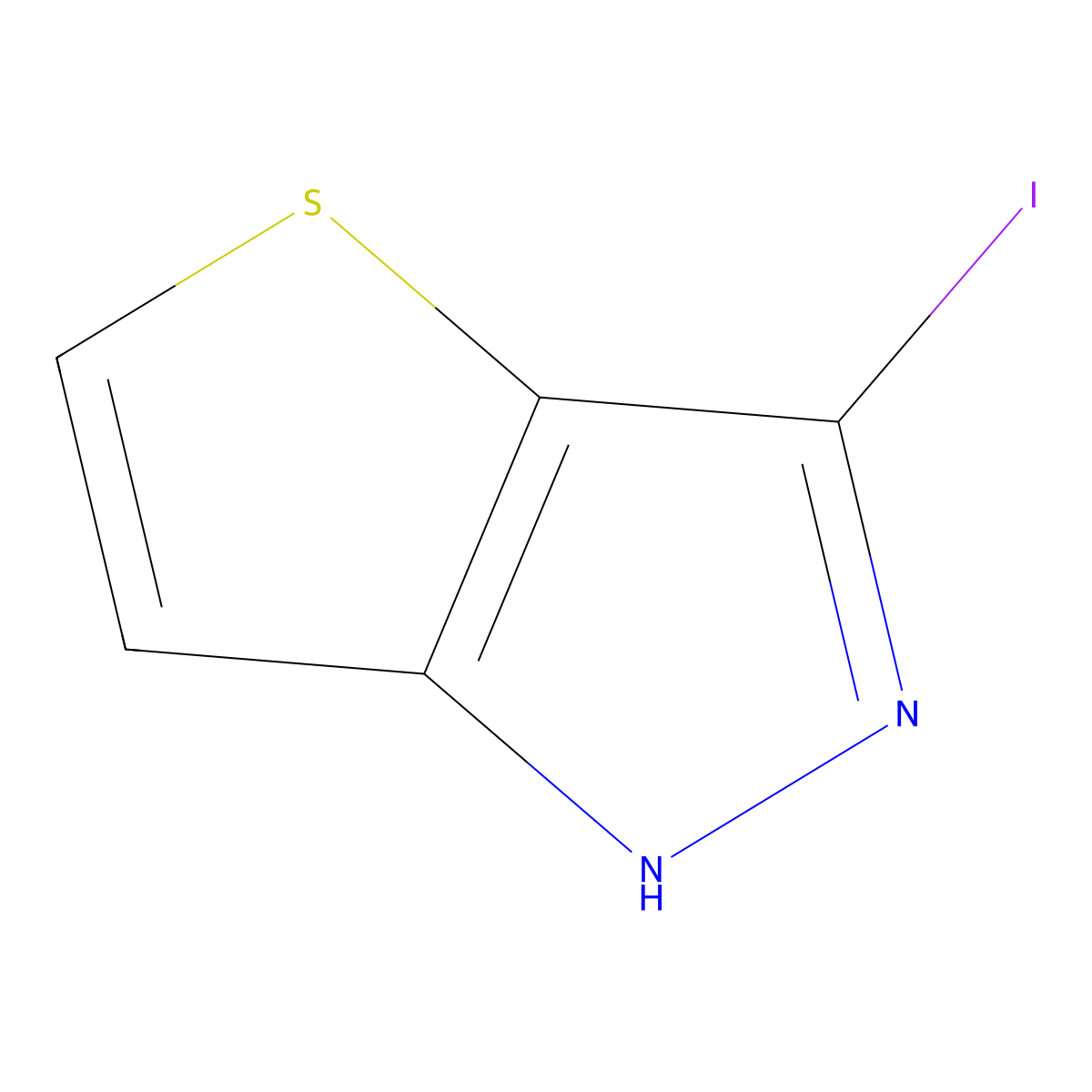 3-iodo-1H-thieno[3,2-c]pyrazole molecular structure, CAS 848356-68-3