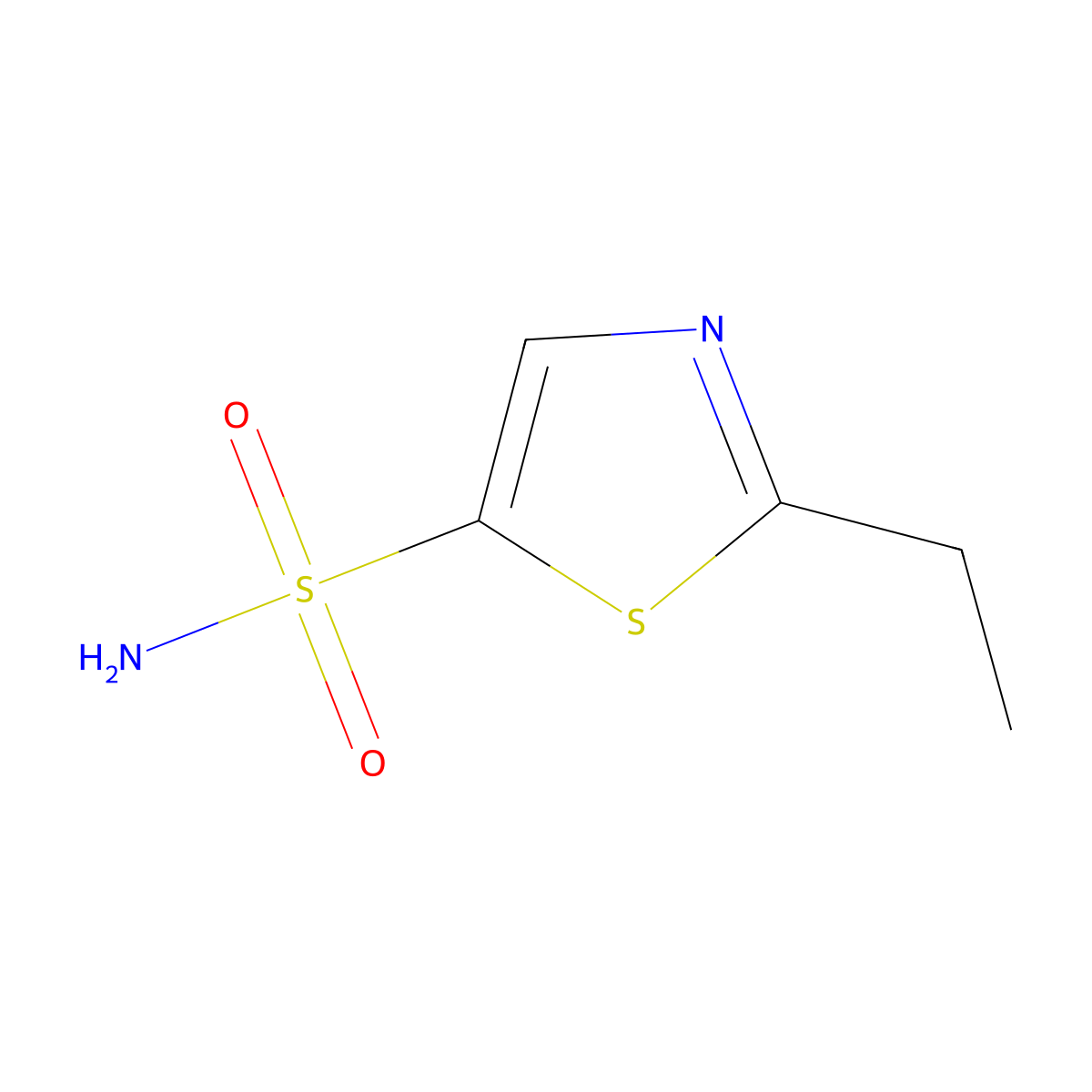 2-Ethyl-1,3-thiazole-5-sulfonamide molecular structure, CAS 848361-98-8