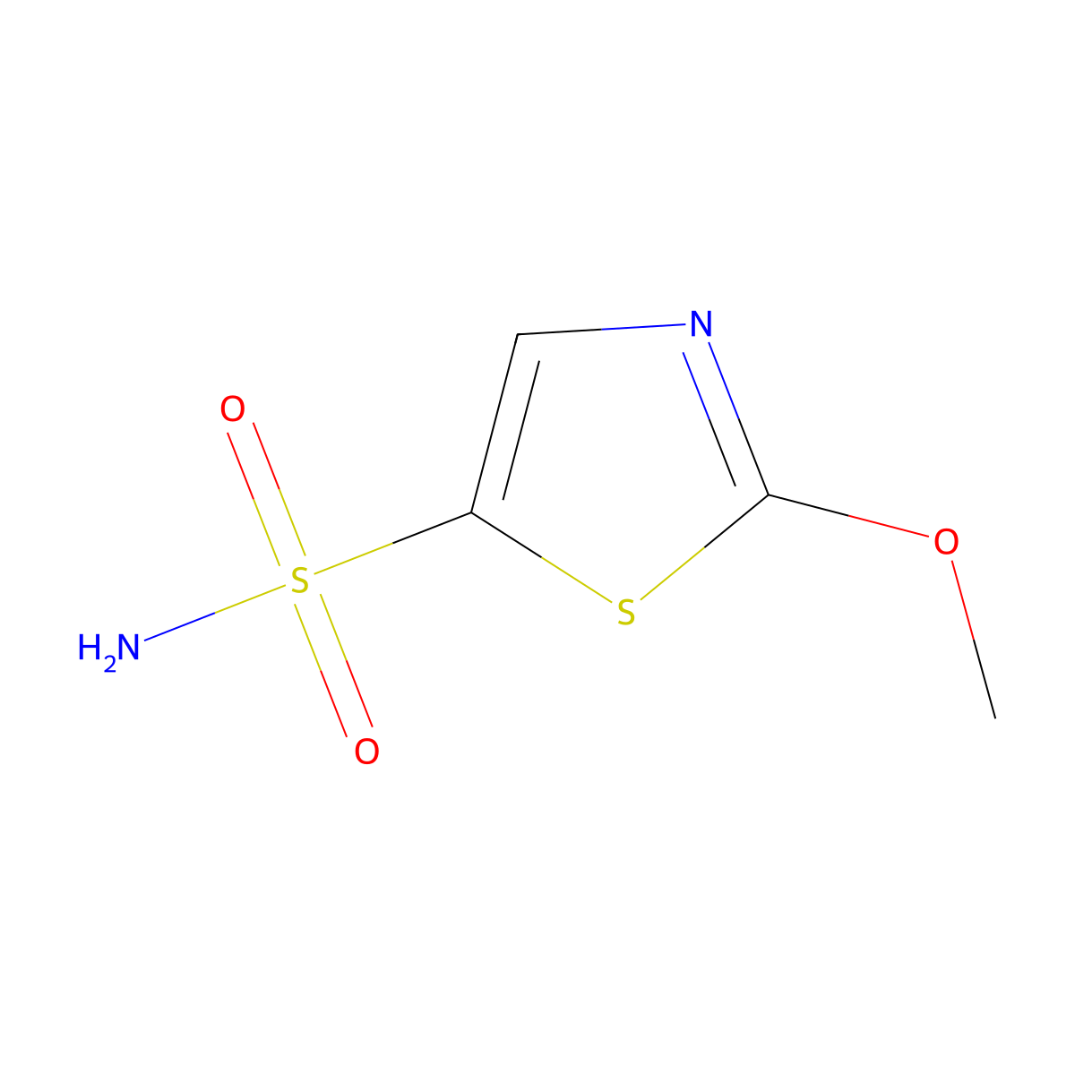 2-Methoxy-1,3-thiazole-5-sulfonamide molecular structure, CAS 848362-03-8