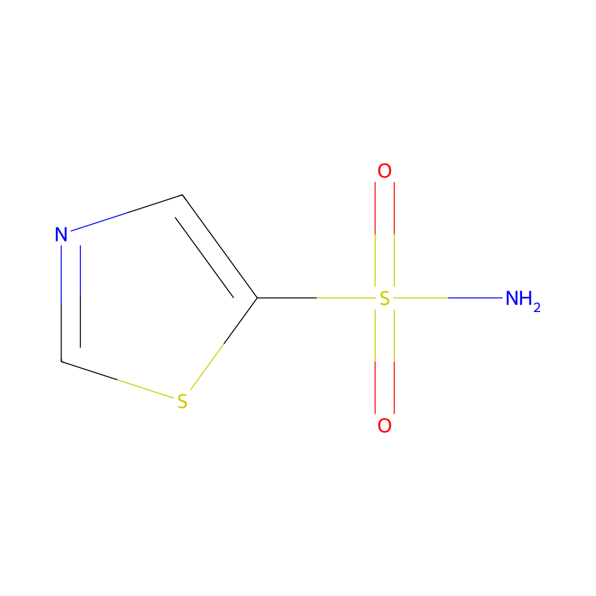 1,3-Thiazole-5-sulfonamide molecular structure, CAS 848362-05-0