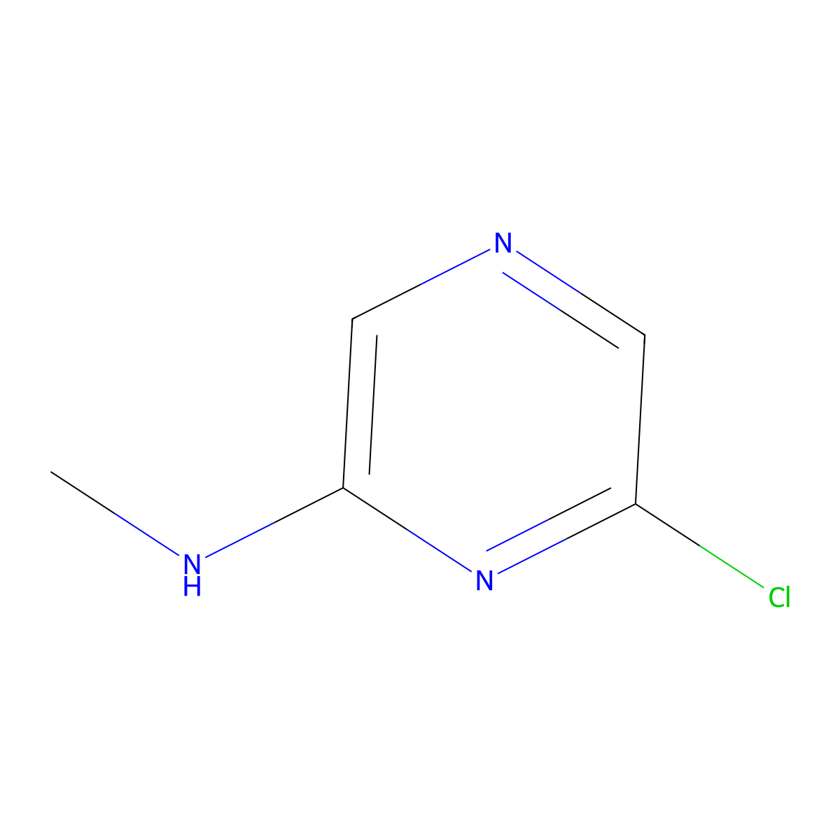 6-chloro-N-methylpyrazin-2-amine molecular structure, CAS 848366-38-1