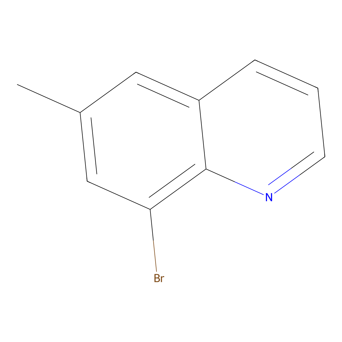 8-Bromo-6-methylquinoline molecular structure, CAS 84839-95-2