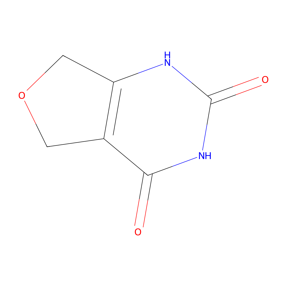 5,7-Dihydrofuro[3,4-d]pyrimidine-2,4(1H,3H)-dione molecular structure, CAS 848398-40-3
