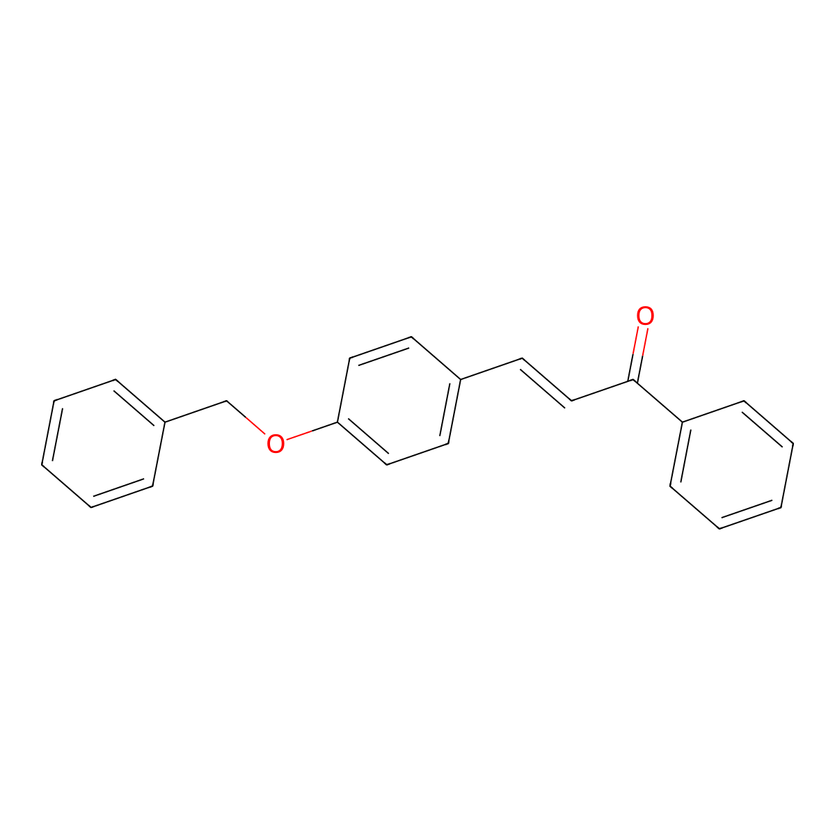 3-[4-(Benzyloxy)phenyl]-1-phenylprop-2-en-1-one molecular structure, CAS 848438-93-7