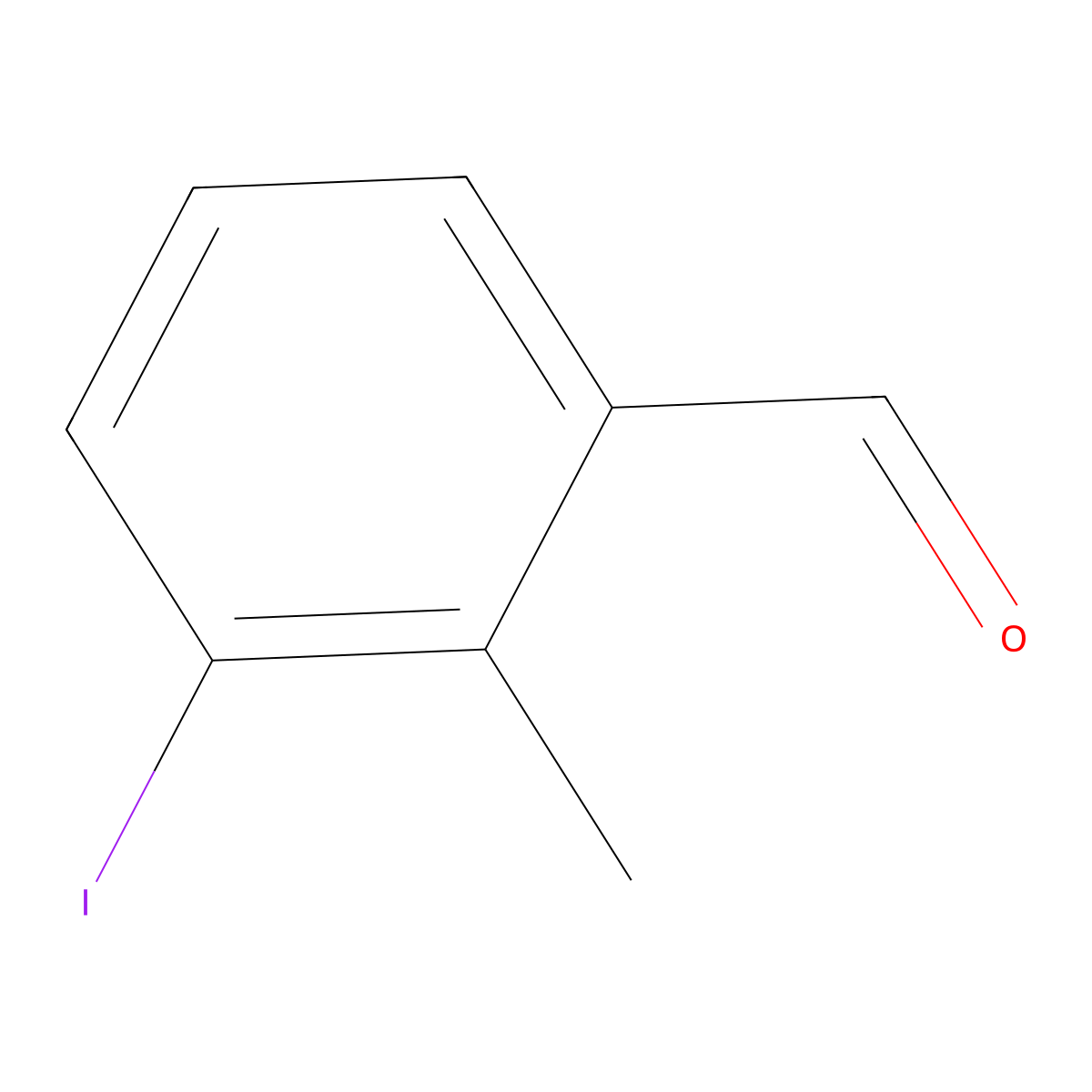 3-Iodo-2-methylbenzaldehyde molecular structure, CAS 848444-83-7
