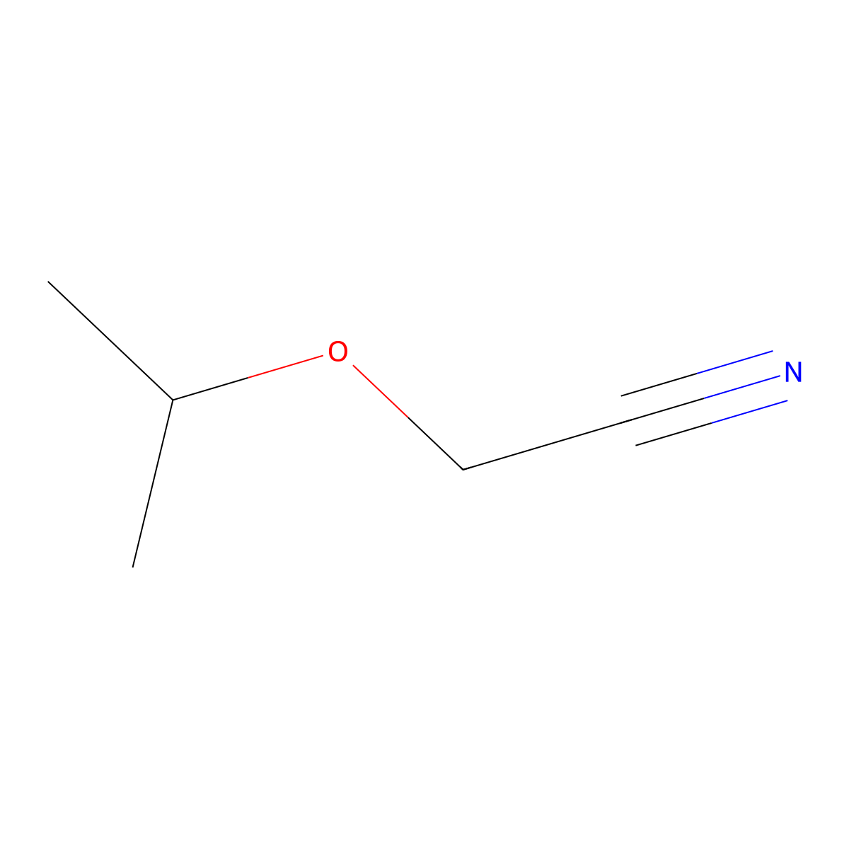 2-(Propan-2-yloxy)acetonitrile molecular structure, CAS 84847-42-7