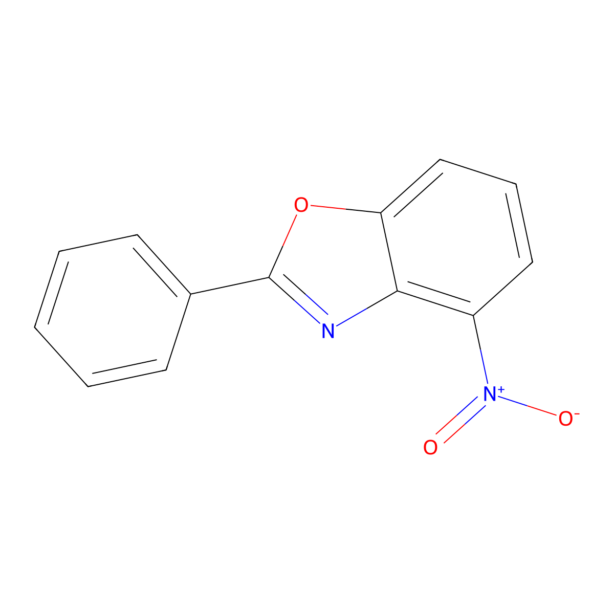 4-Nitro-2-phenyl-1,3-benzoxazole molecular structure, CAS 848564-70-5
