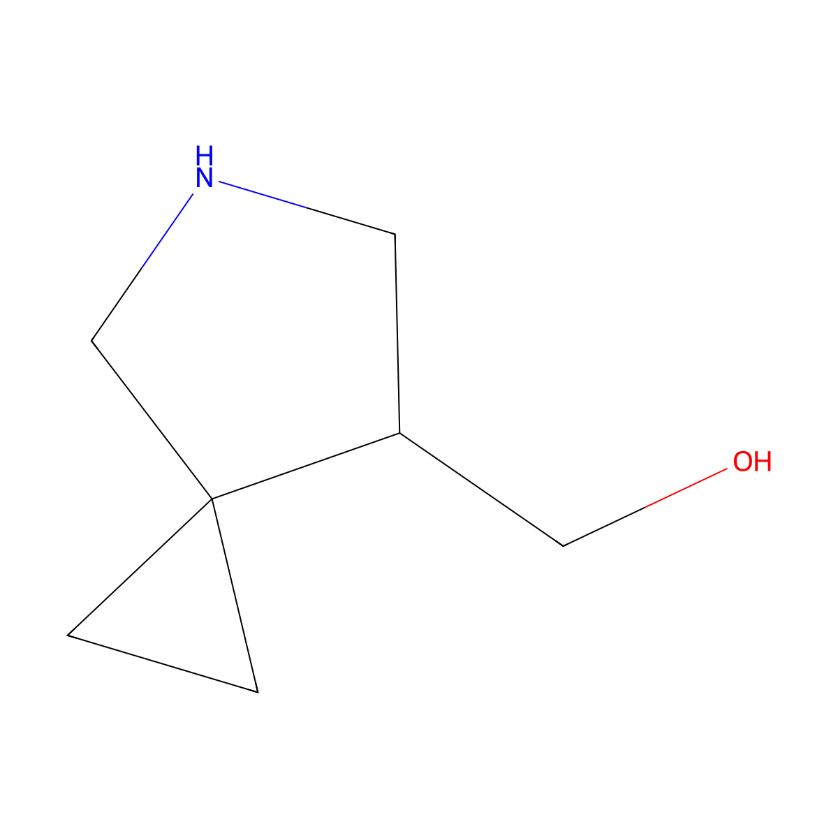 {5-Azaspiro[2.4]heptan-7-yl}methanol molecular structure, CAS 848616-44-4