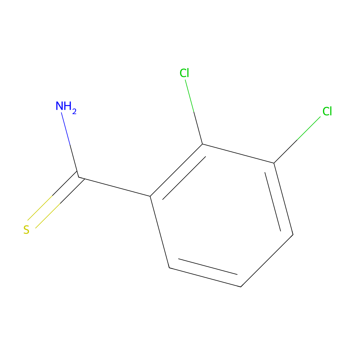 2,3-Dichlorothiobenzamide molecular structure, CAS 84863-83-2