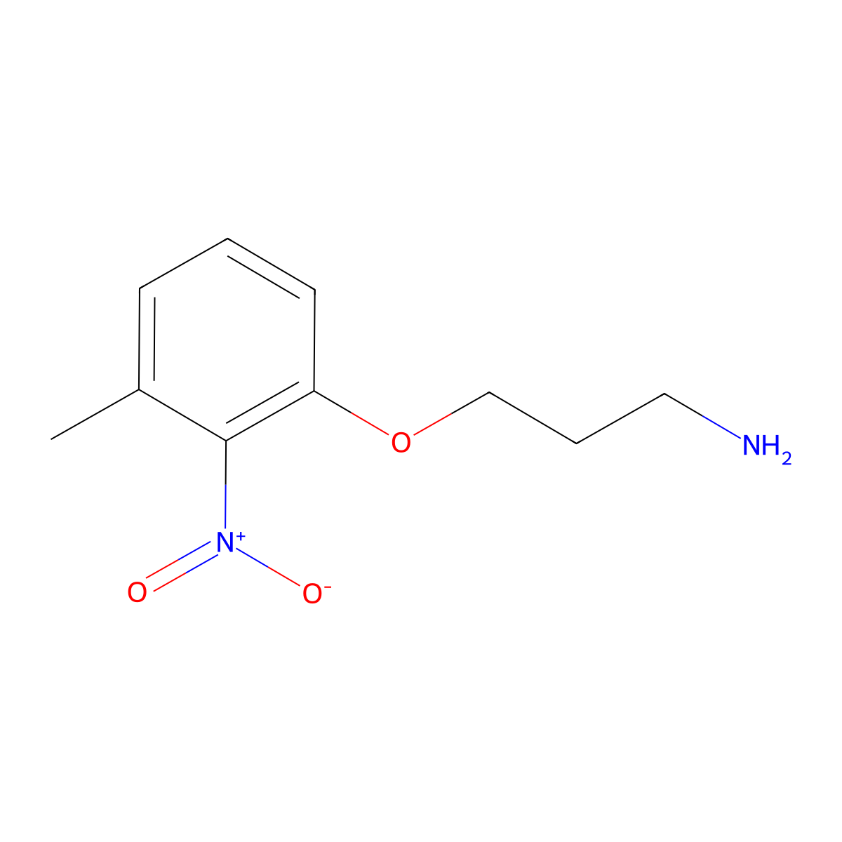 3-(3-Methyl-2-nitrophenoxy)propan-1-amine molecular structure, CAS 848640-47-1