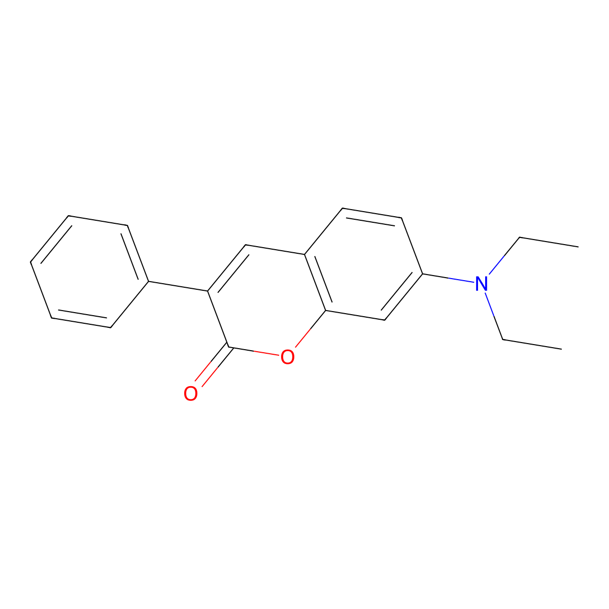 7-(Diethylamino)-3-phenyl-2H-chromen-2-one molecular structure, CAS 84865-19-0