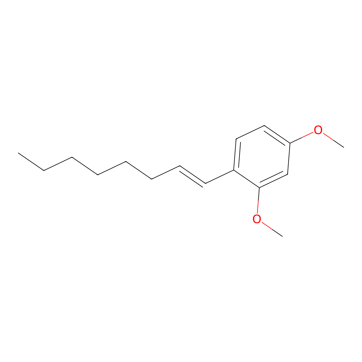 2,4-dimethoxy-1-[(1E)-oct-1-en-1-yl]benzene molecular structure, CAS 848652-18-6