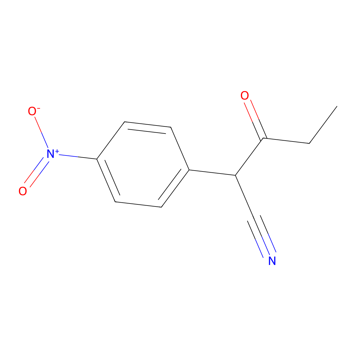 2-(4-Nitro-phenyl)-3-oxo-pentanenitrile molecular structure, CAS 848665-64-5