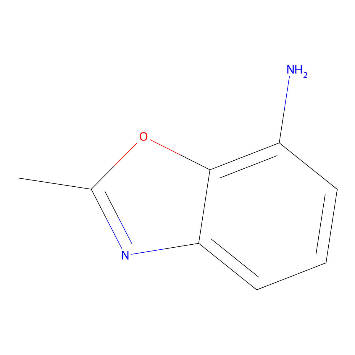 2-Methylbenzo[d]oxazol-7-amine molecular structure, CAS 848678-67-1