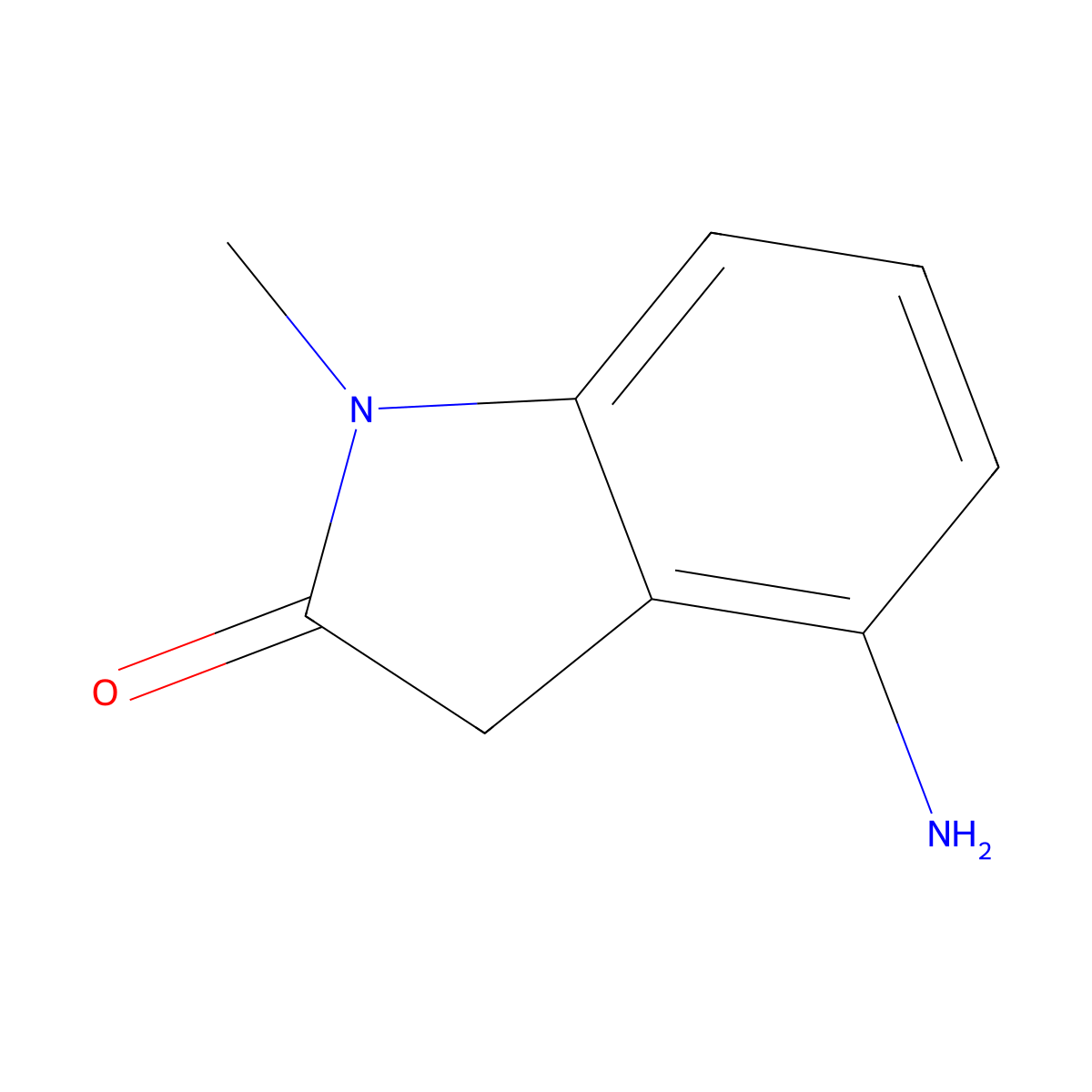4-Amino-1-methylindolin-2-one molecular structure, CAS 848678-68-2