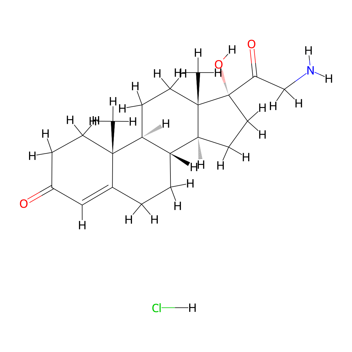 21-Amino-17-hydroxyprogesterone molecular structure, CAS 84869-30-7