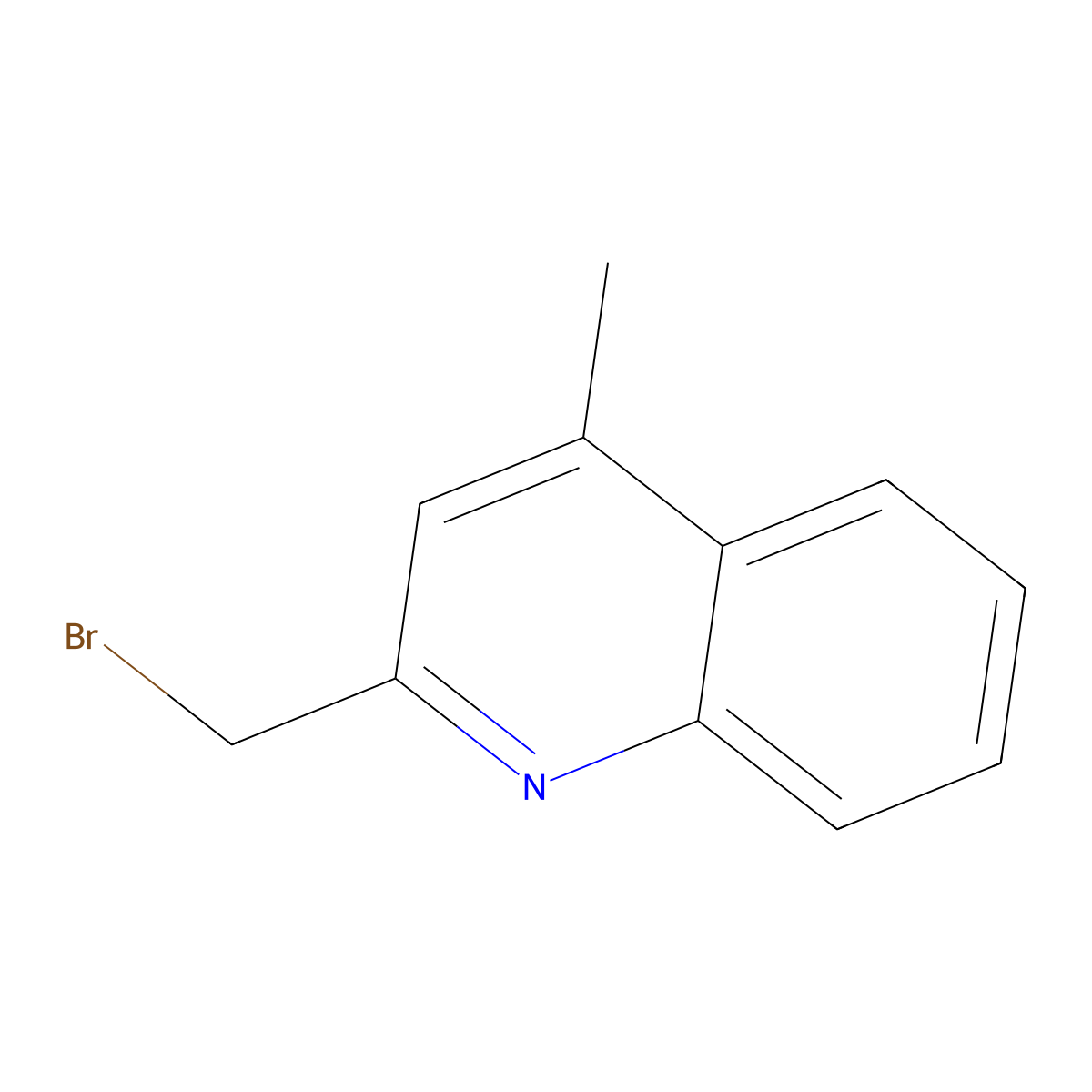 2-(Bromomethyl)-4-methylquinoline molecular structure, CAS 848696-87-7