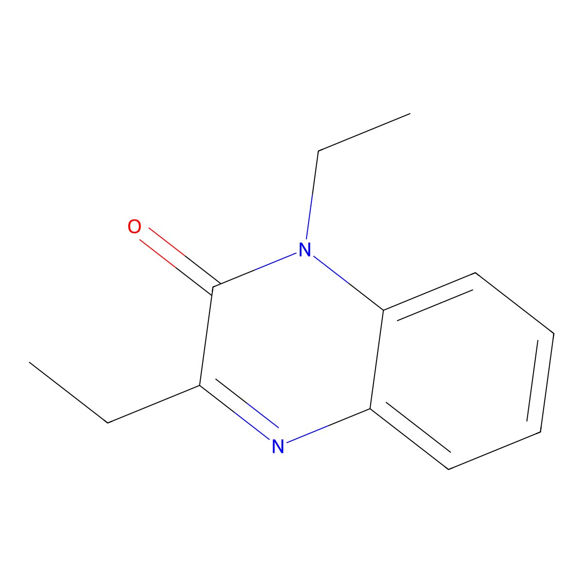 1,3-diethylquinoxalin-2(1H)-one molecular structure, CAS 848746-58-7