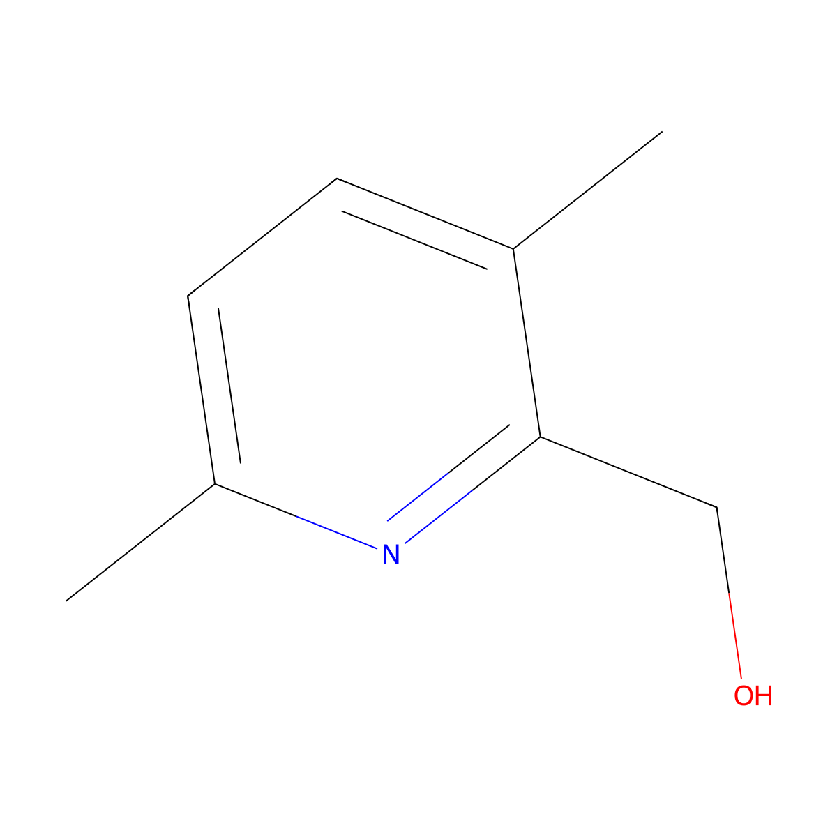 (3,6-Dimethylpyridin-2-yl)methanol molecular structure, CAS 848774-90-3