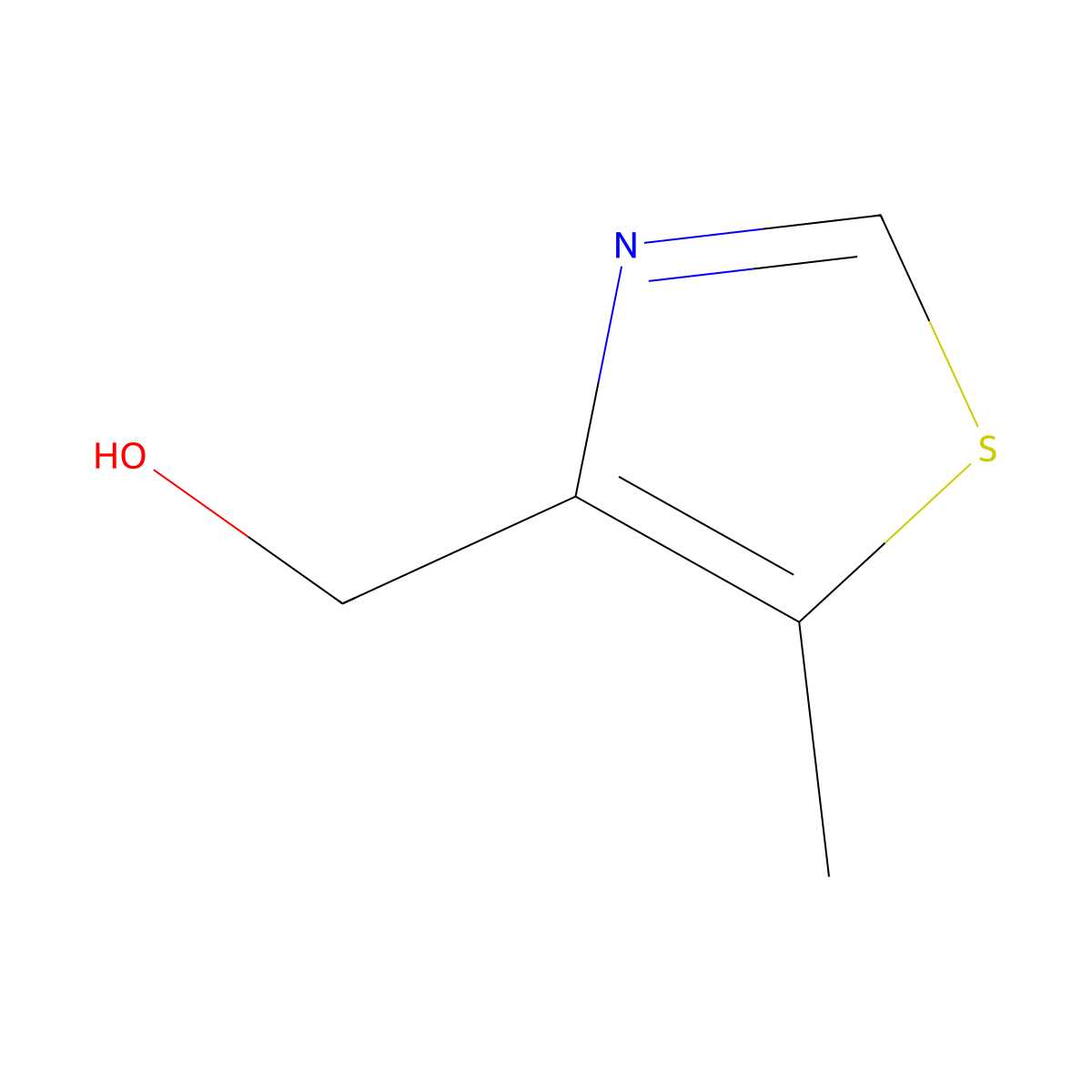 (5-Methyl-1,3-thiazol-4-yl)methanol molecular structure, CAS 848774-94-7