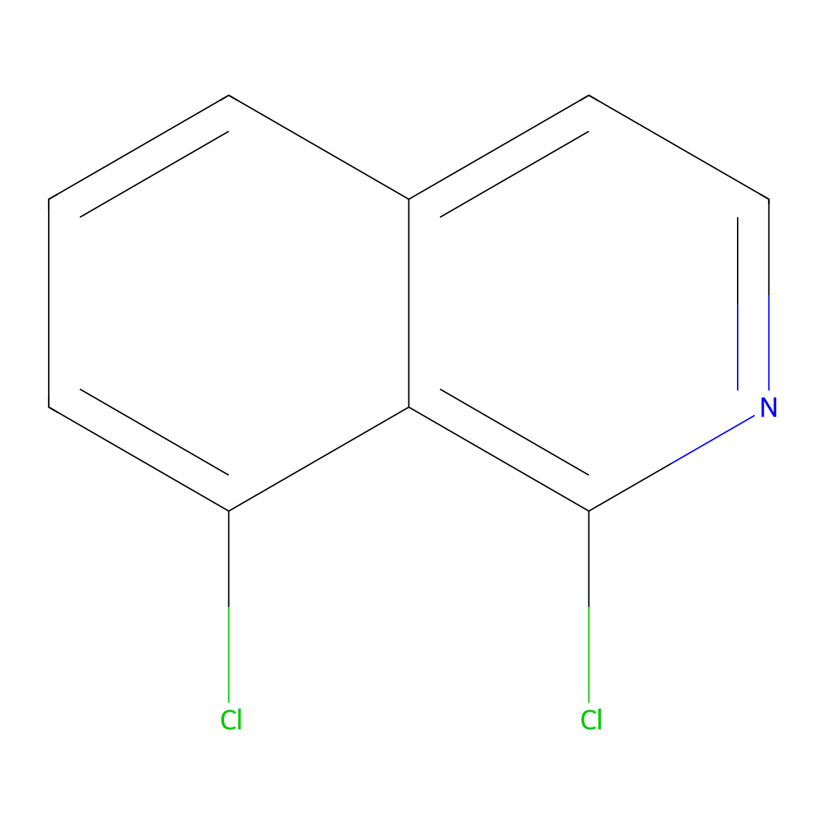 1,8-Dichloroisoquinoline molecular structure, CAS 848841-64-5