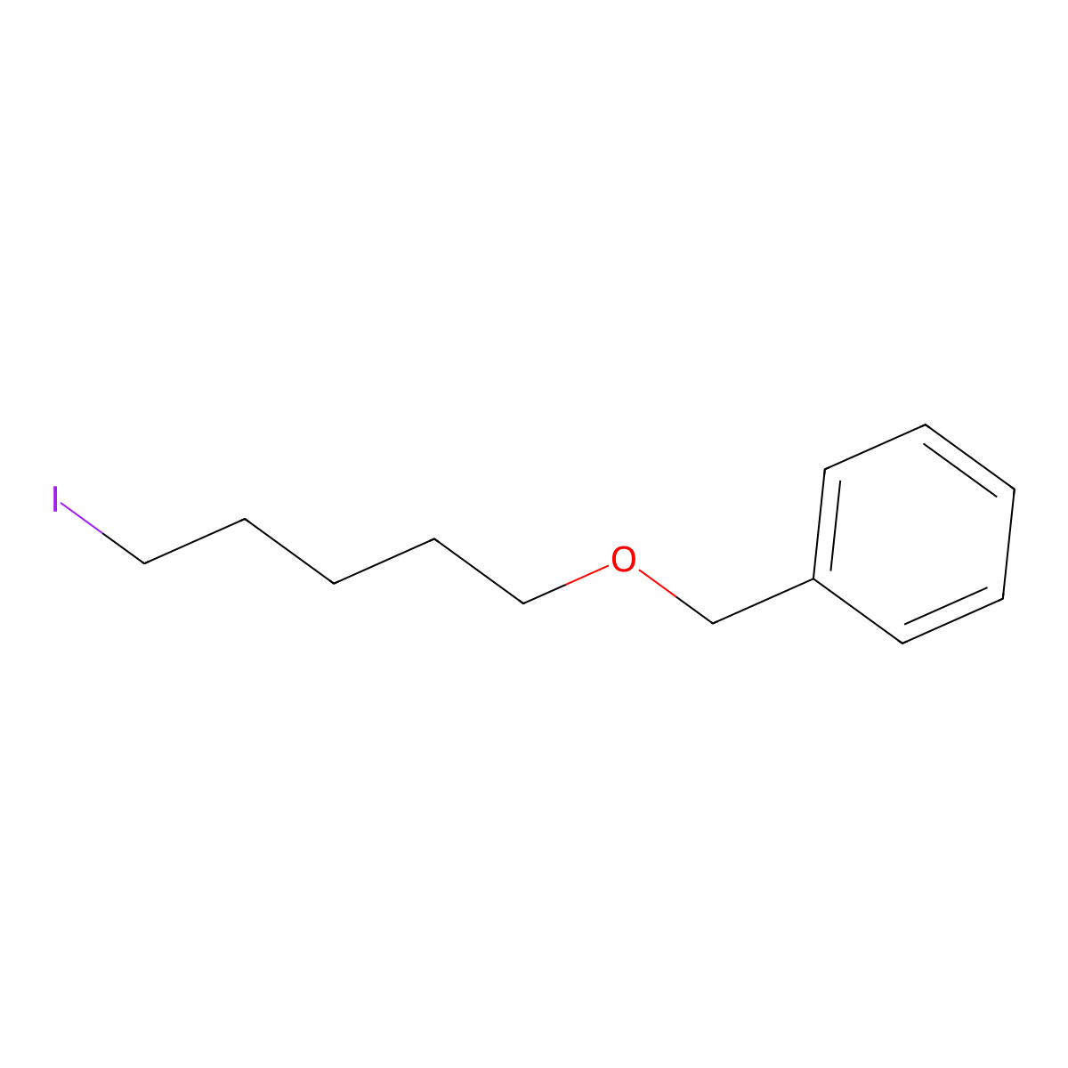 (((5-Iodopentyl)oxy)methyl)benzene molecular structure, CAS 84885-76-7