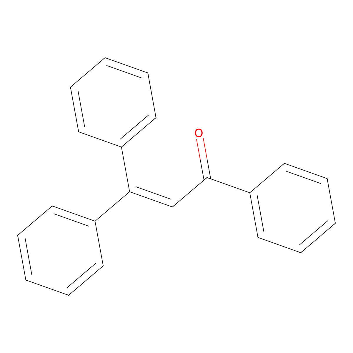 Acrylophenone, 3,3-diphenyl- molecular structure, CAS 849-01-4