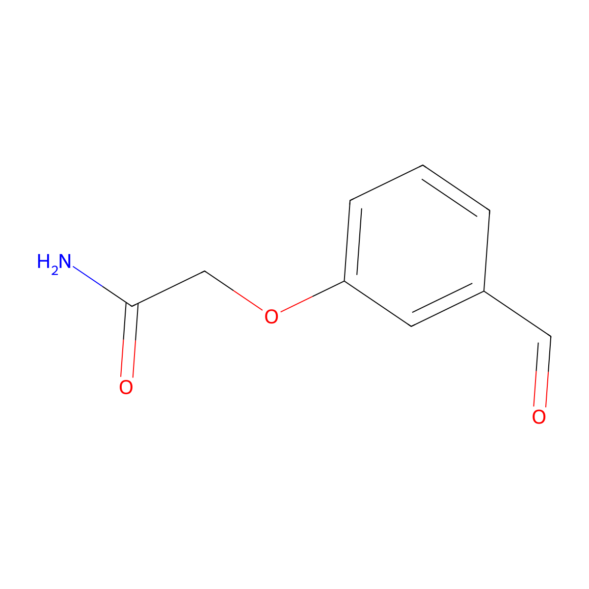 2-(3-Formylphenoxy)Acetamide molecular structure, CAS 849015-95-8