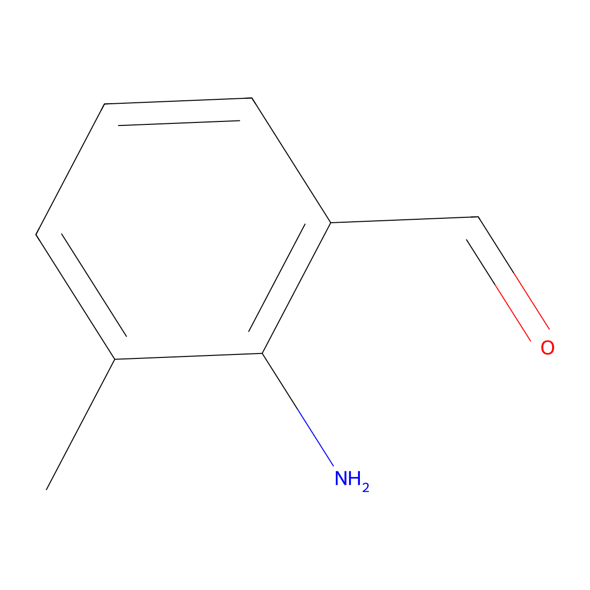 2-Amino-3-methylbenzaldehyde molecular structure, CAS 84902-24-9