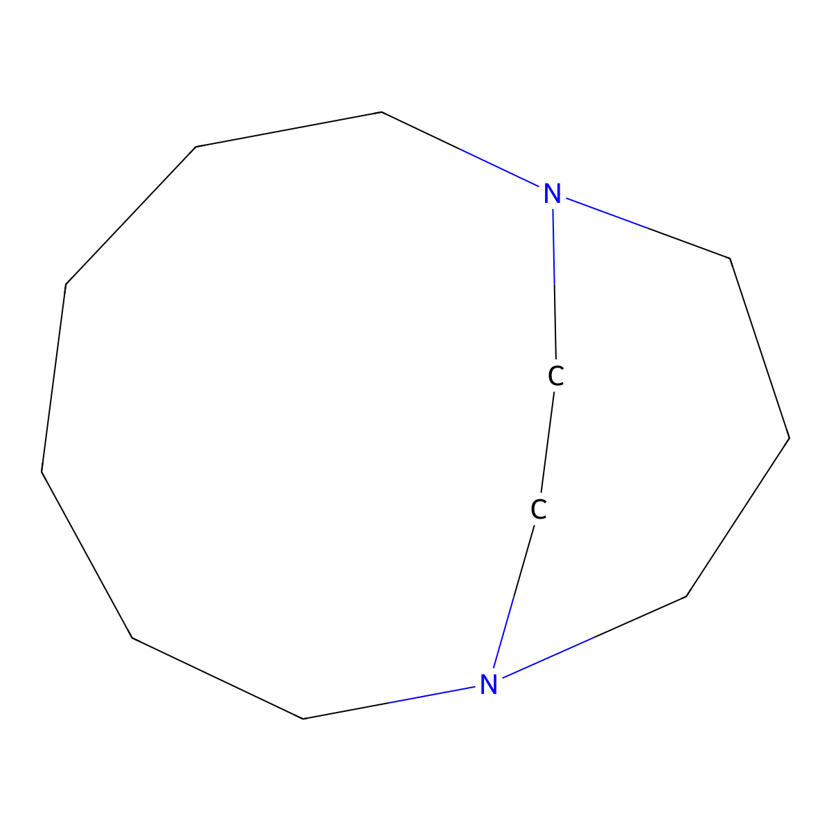 1,8-Diazabicyclo[6.3.2]tridecane molecular structure, CAS 84905-06-6