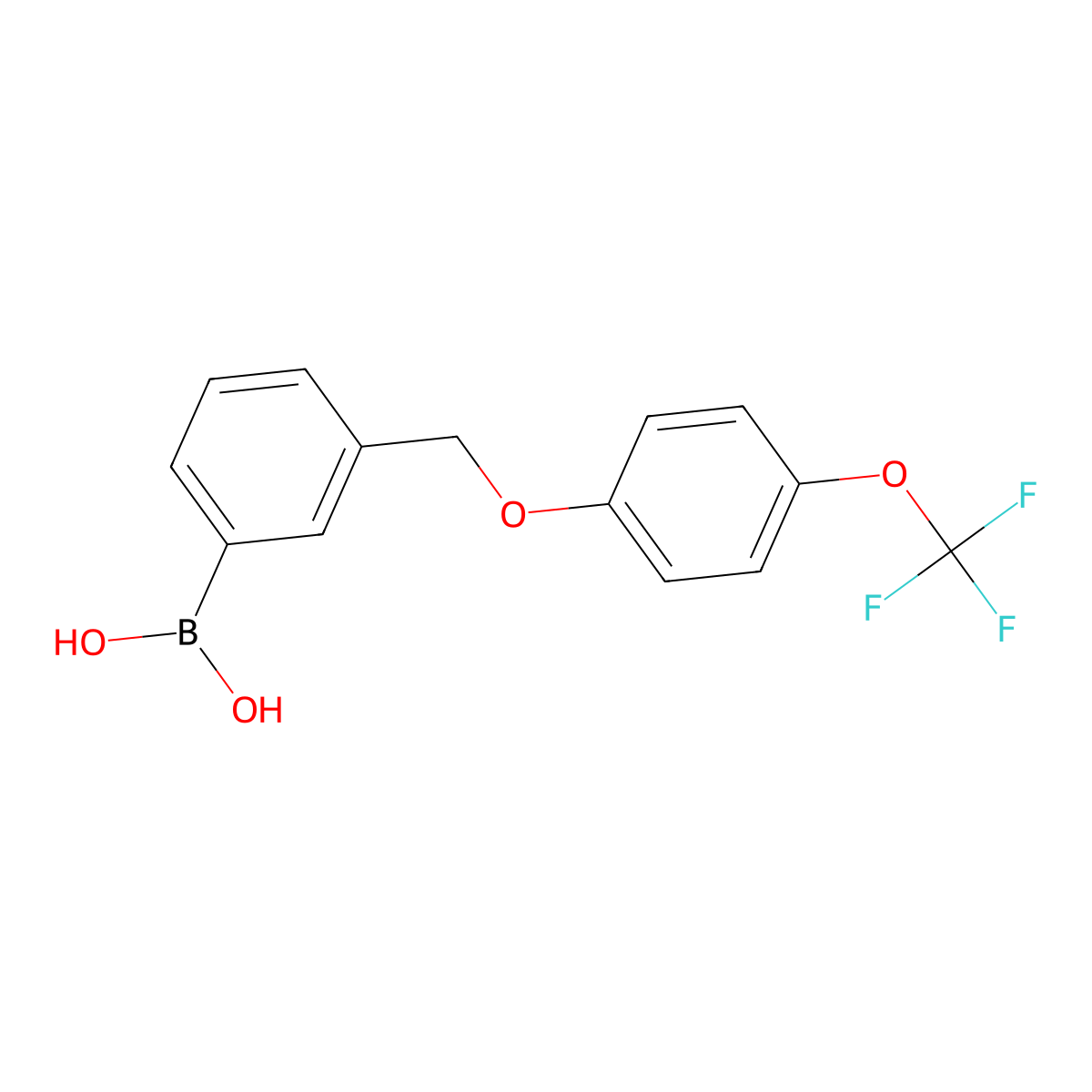 B-(3-((4-(Trifluoromethoxy)phenoxy)methyl)phenyl)boronic acid molecular structure, CAS 849062-06-2