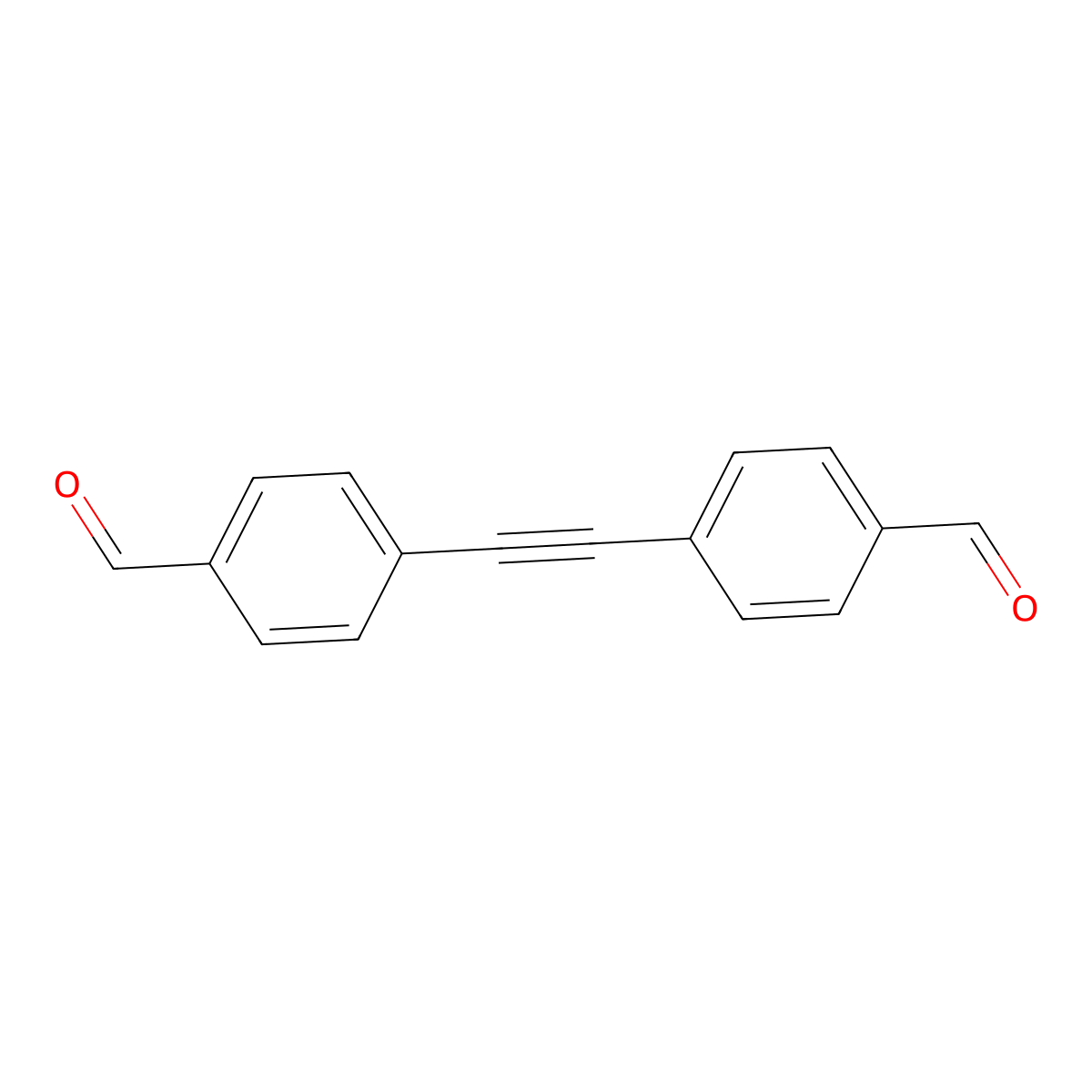 4,4'-(1,2-Ethynediyl)bis(benzaldehyde) molecular structure, CAS 84907-55-1