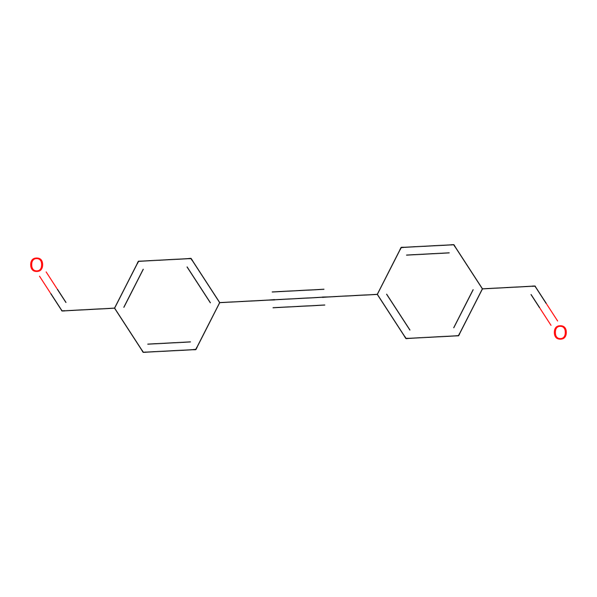 4,4'-(1,2-Ethynediyl)bis(benzaldehyde) molecular structure, CAS 84907-55-1