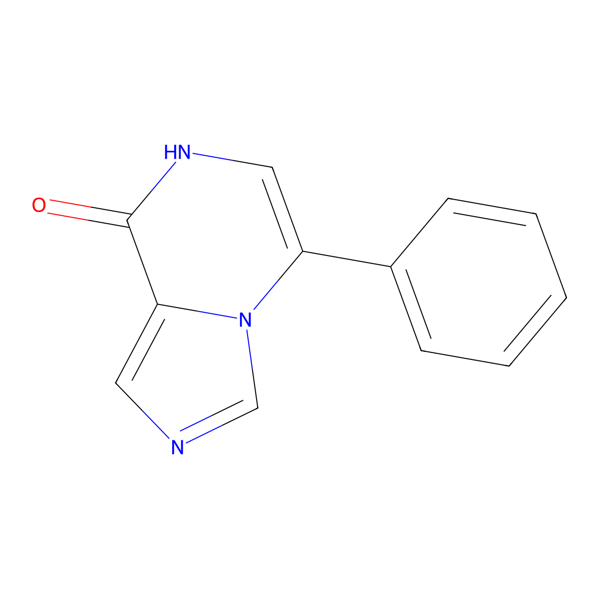 5-phenylimidazo[1,5-a]pyrazin-8(7H)-one molecular structure, CAS 849199-59-3